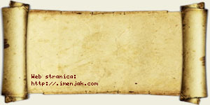 David Bjelić vizit kartica